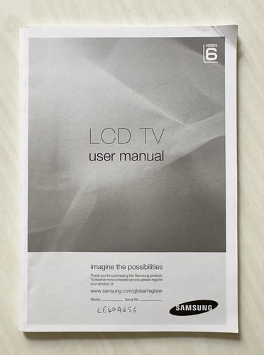 Manuale utente lcd samsung - lcd,
